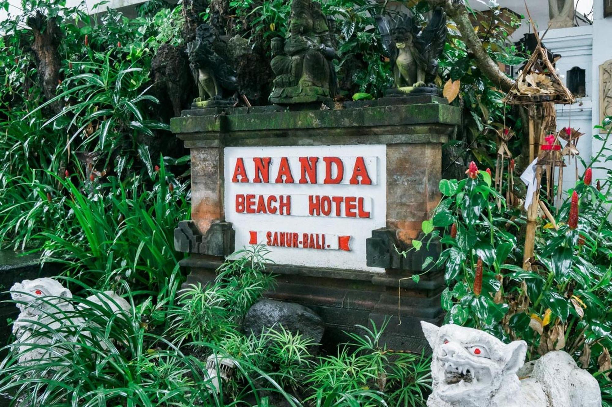 Urbanview Hotel Ananda Beach Sanur Exterior foto